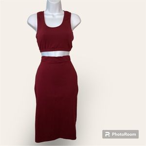 2 Piece Pencil Skirt Set